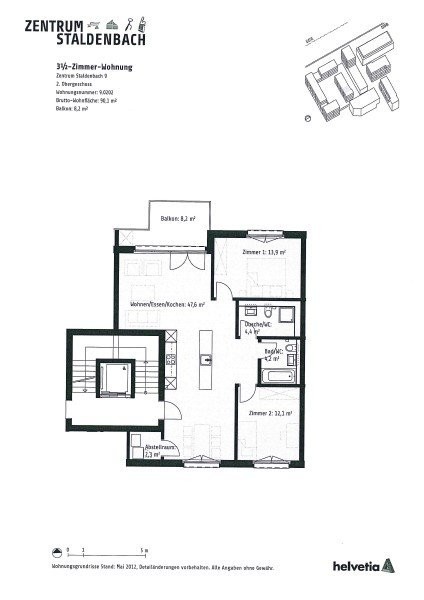 Appartamento di 3 ½ locali, foto 9 di 9