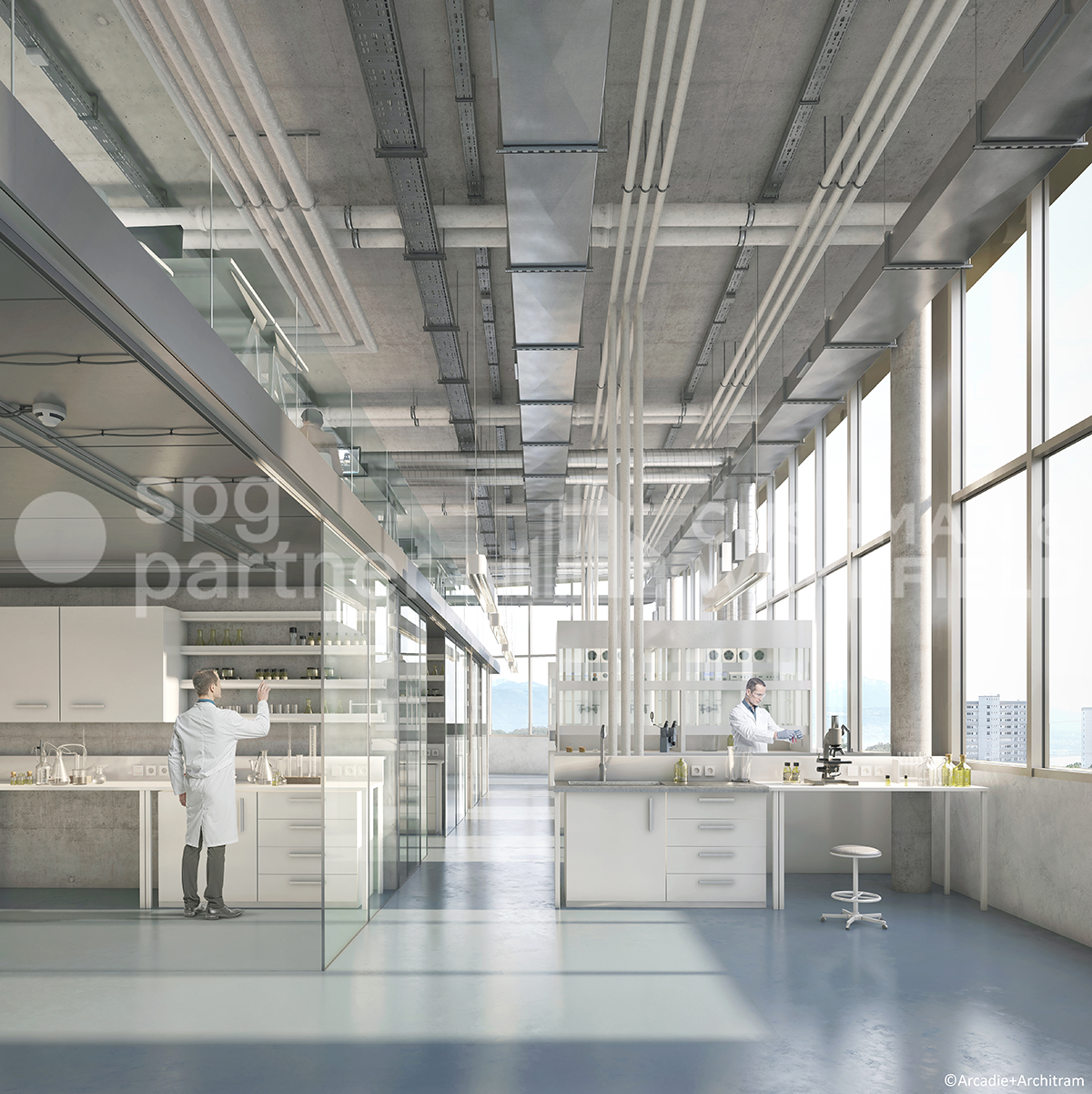 850m² ufficio, foto 2 di 5