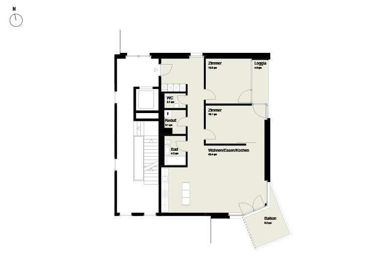 Appartamento di 3 ½ locali