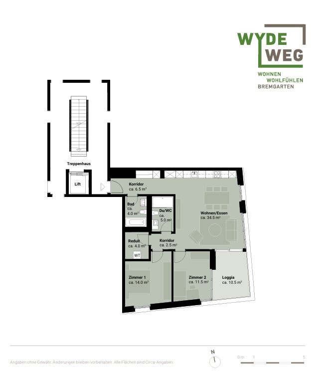 3 ½ rooms apartment
