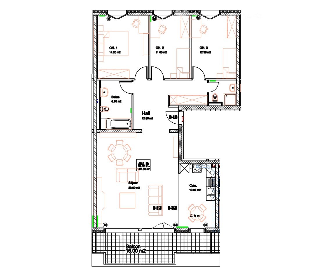 Appartamento di 4 ½ locali, foto 4 di 4