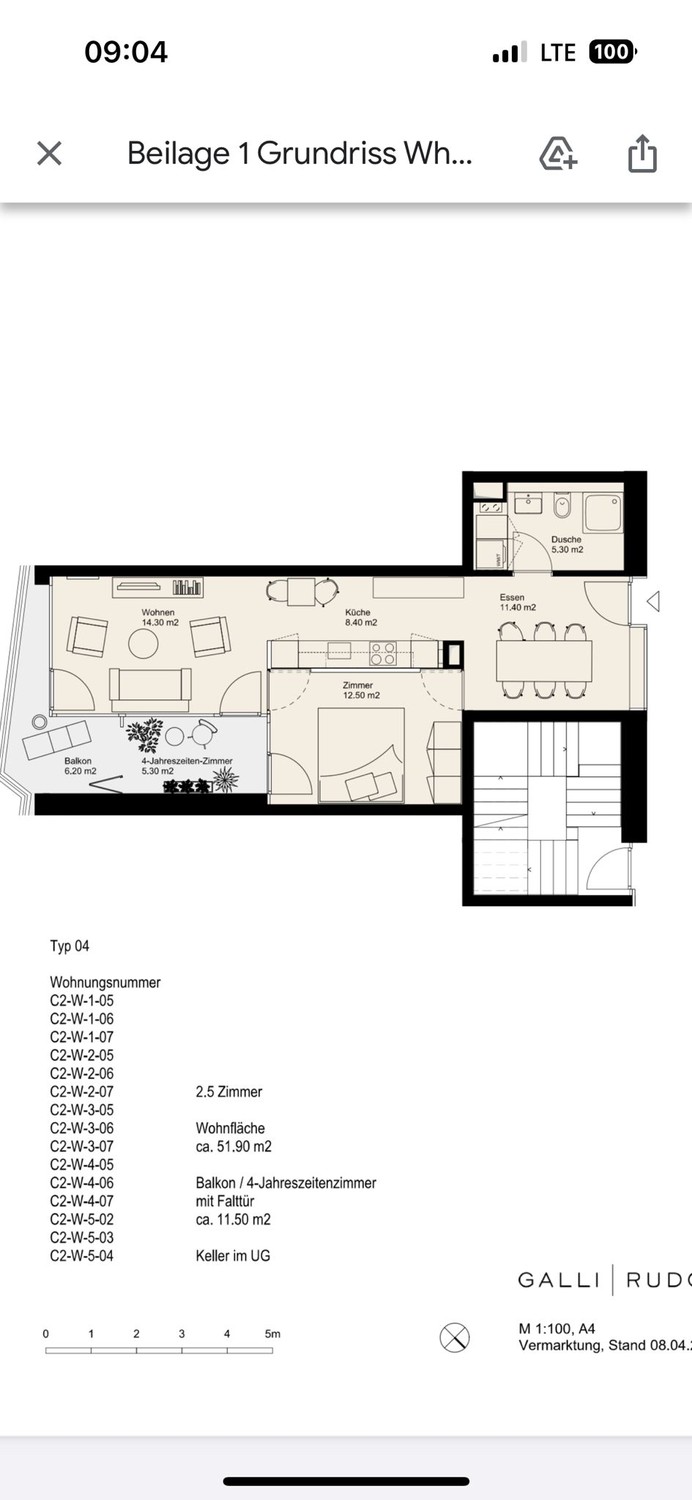 Appartamento di 2 ½ locali, foto 5 di 6