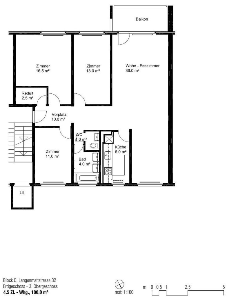 4 ½ rooms apartment