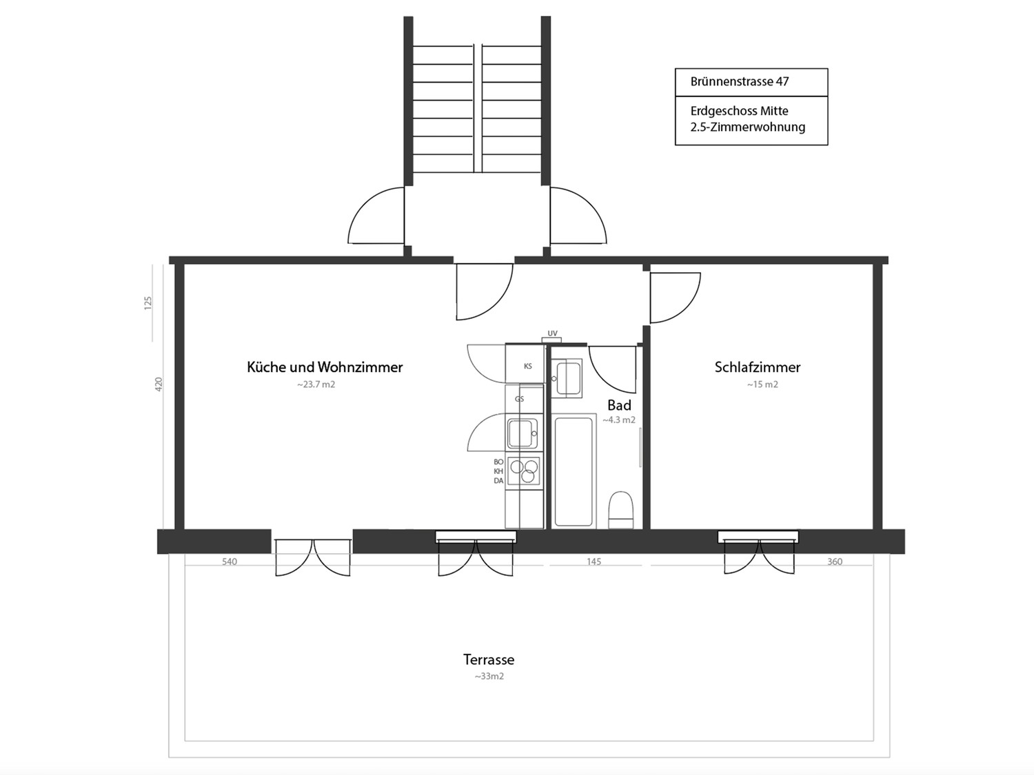 Appartamento di 1 ½ locali, foto 5 di 8