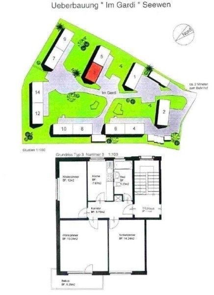 Appartamento di 3 locali, foto 6 di 6