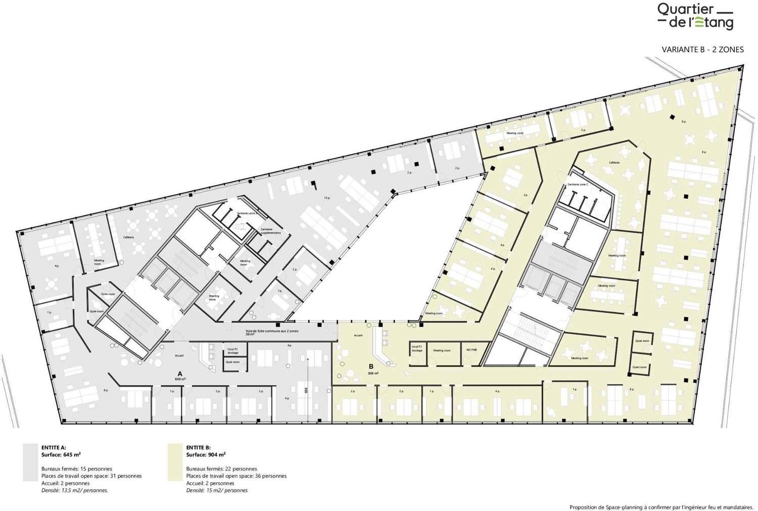 904m² office