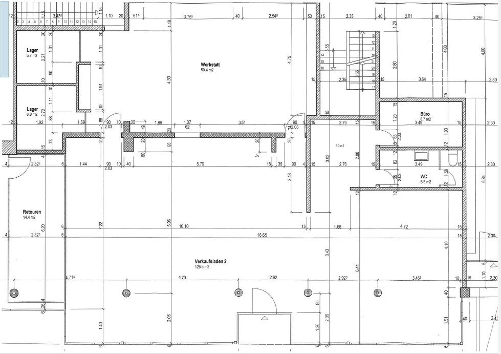 206m² shop