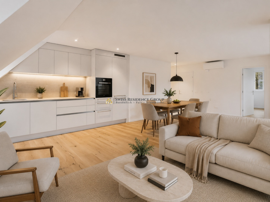 3 ½ locali appartamento mansardato