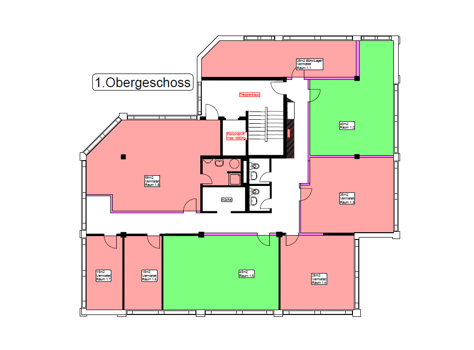 40m² office