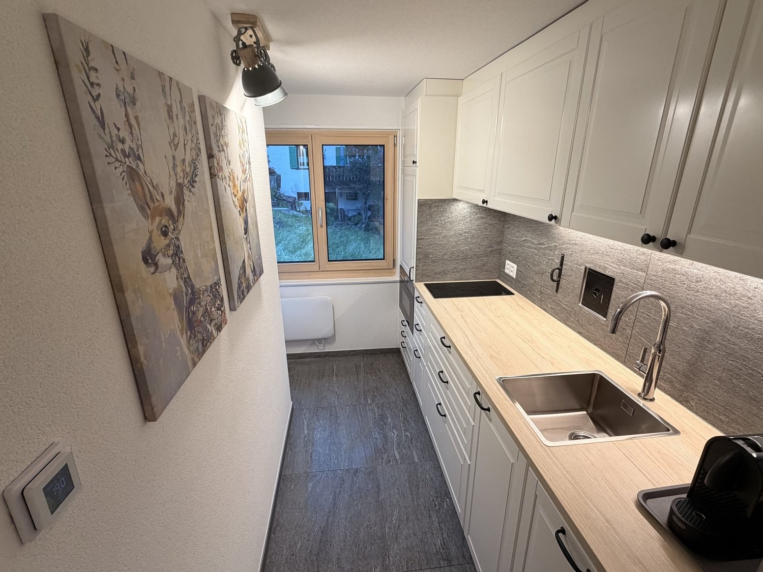 3 rooms furnished flat