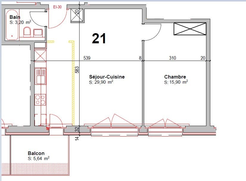 Appartamento di 2 ½ locali, foto 5 di 5
