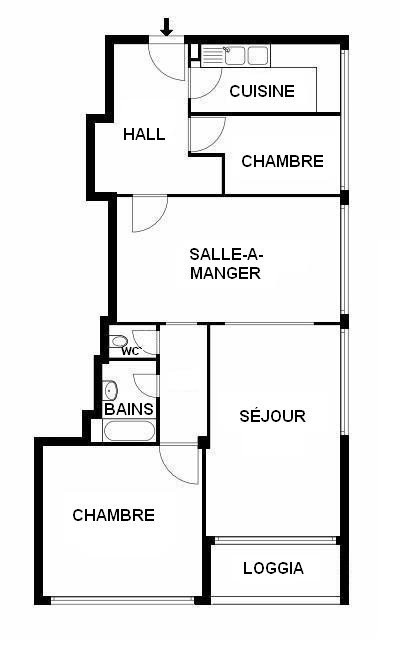 Appartamento di 2 ½ locali, foto 2 di 10