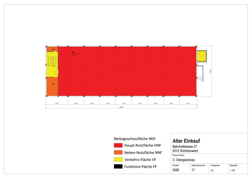 378m² commerciale