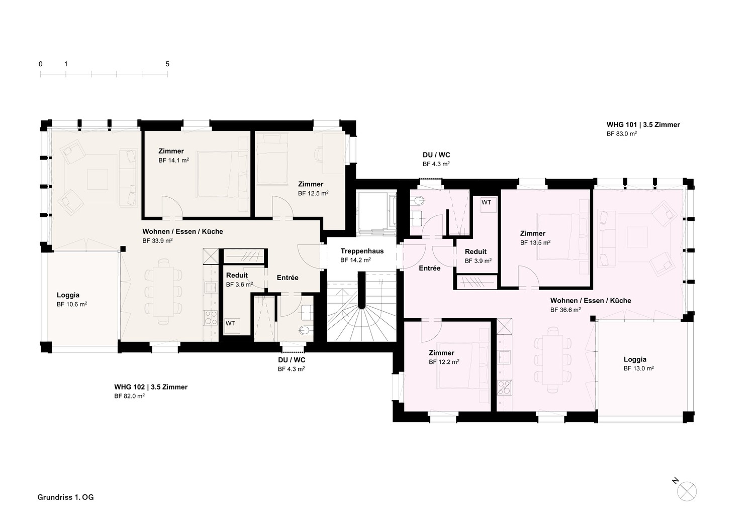 Appartamento di 3 ½ locali