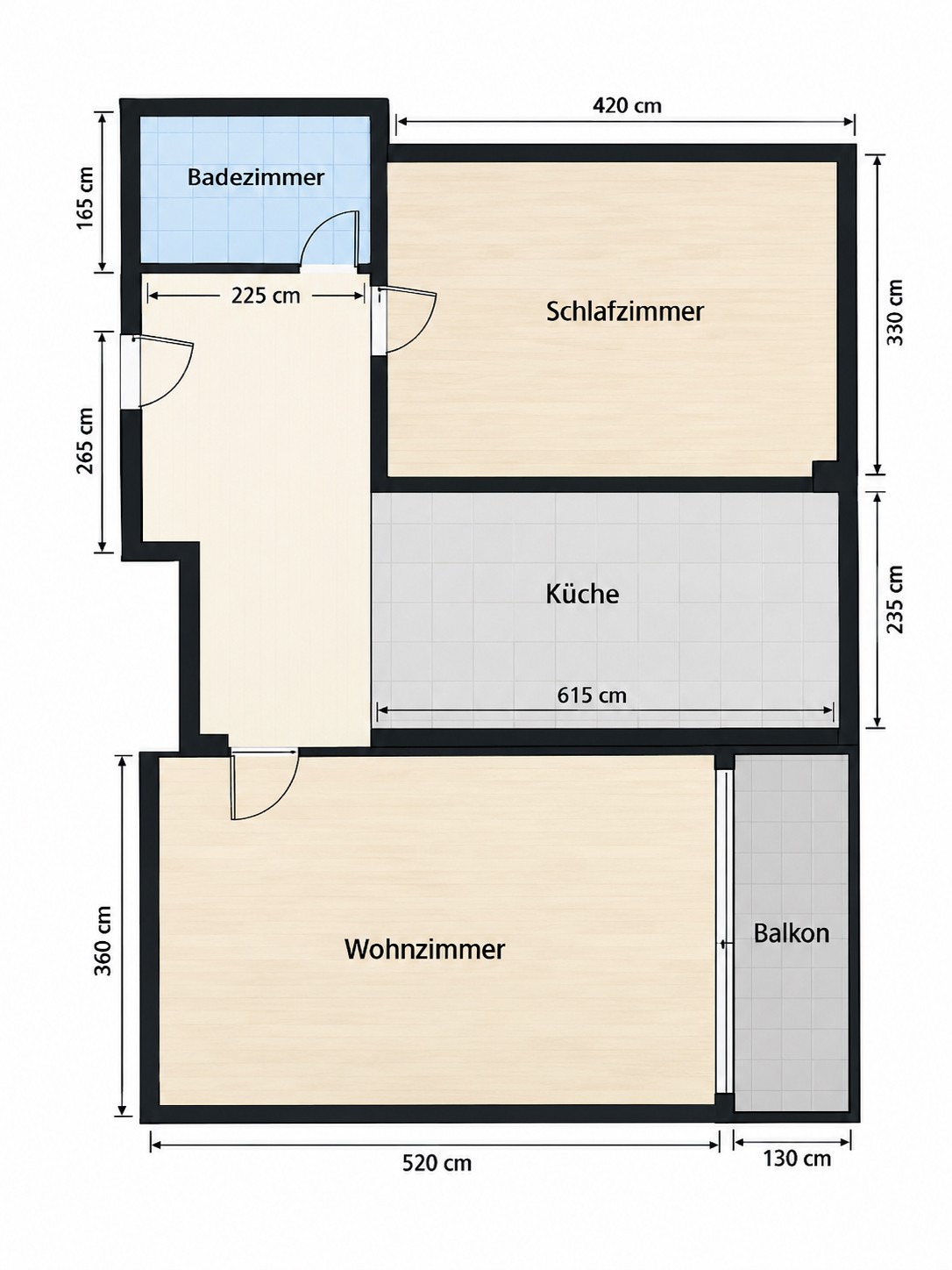 Appartamento di 1 ½ locali, foto 1 di 4