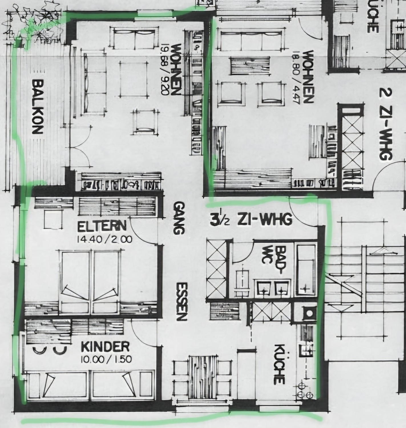 Appartamento di 3 ½ locali
