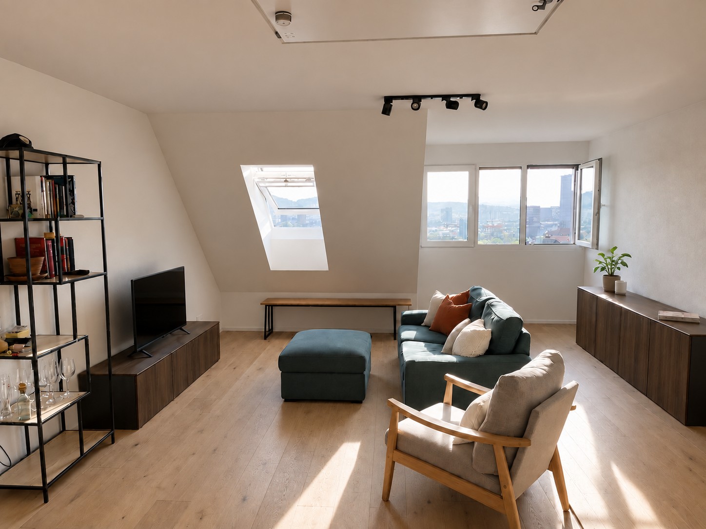Appartement en attique de 3 pièces
