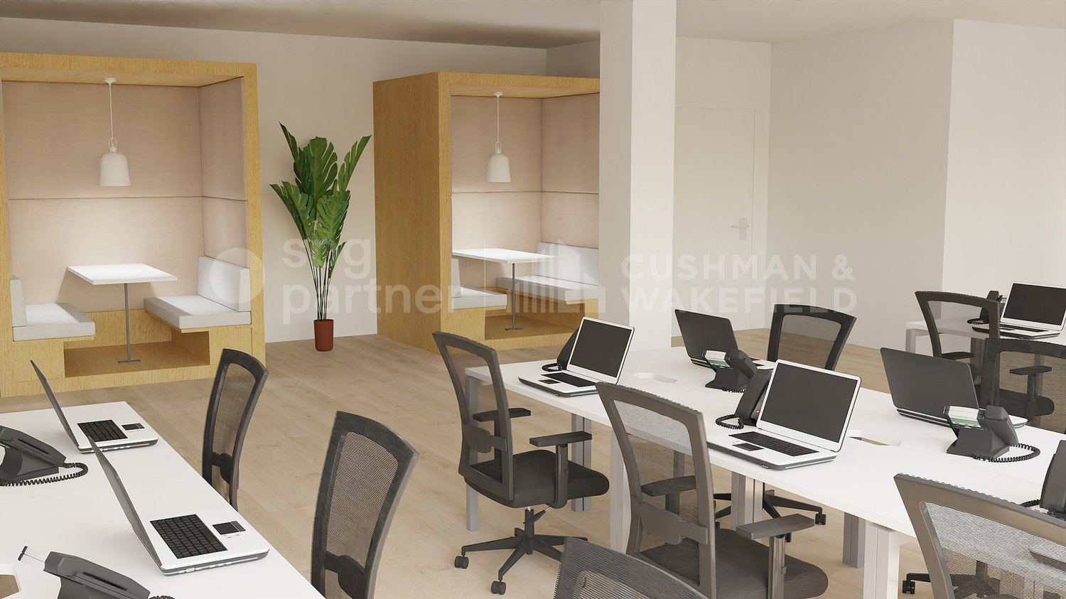 135m² ufficio, foto 1 di 5