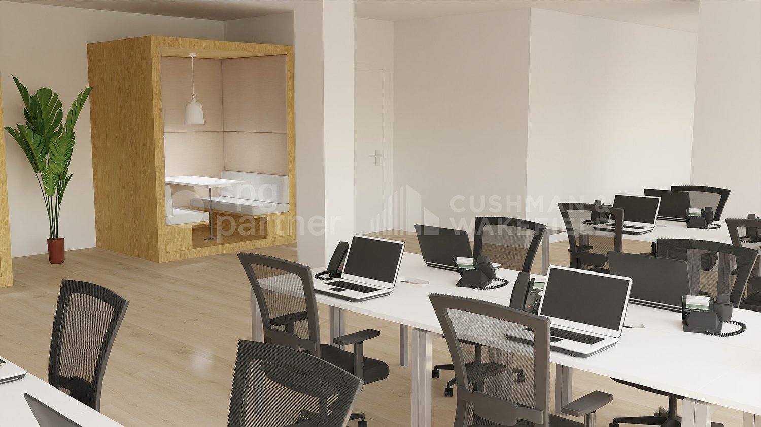 135m² ufficio, foto 2 di 5
