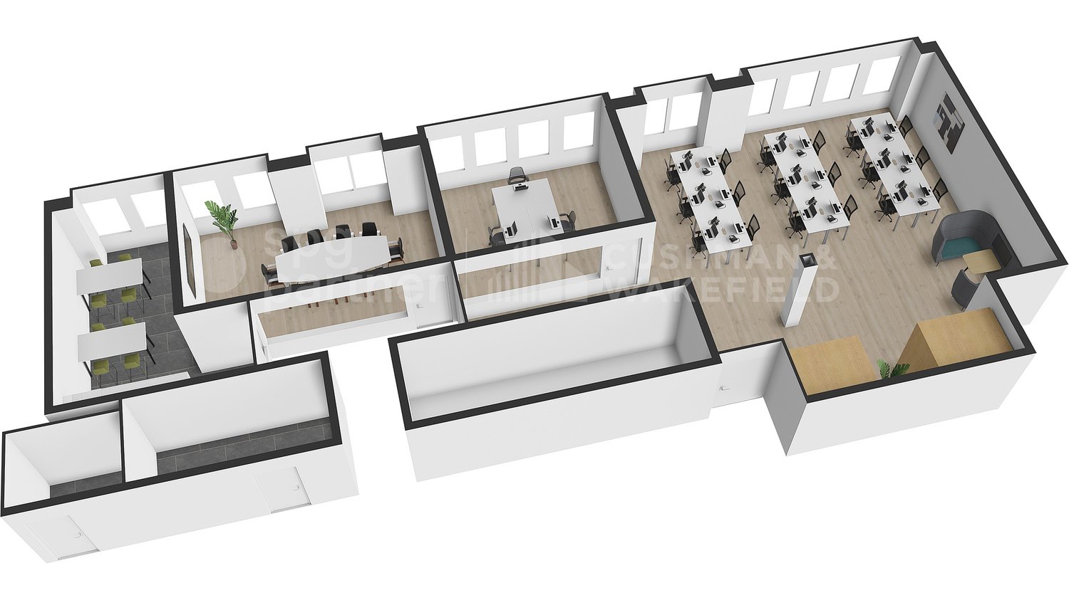 135m² ufficio, foto 5 di 5