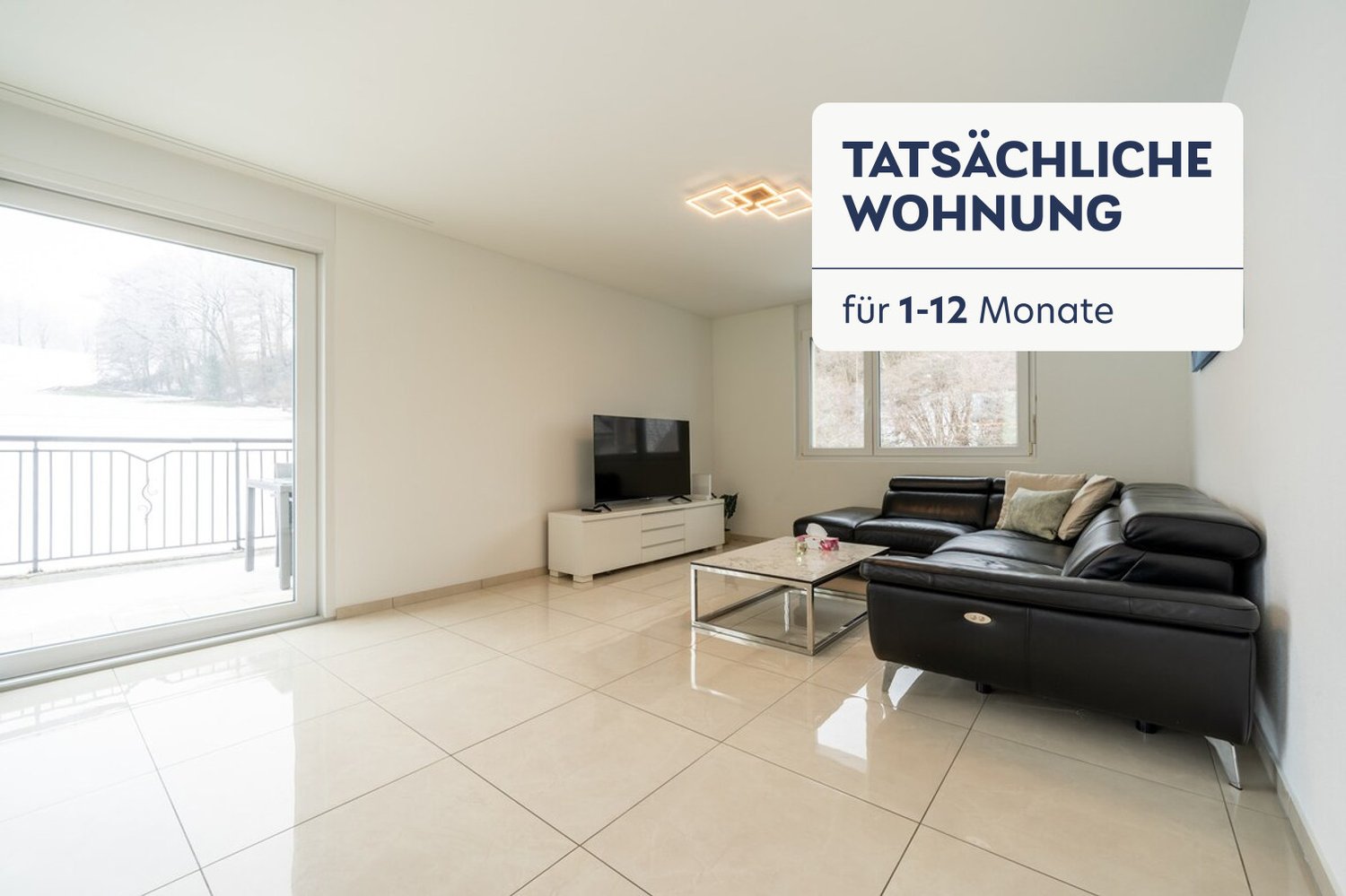 3 rooms furnished flat