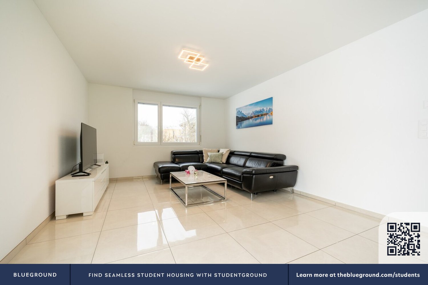 3 rooms furnished flat