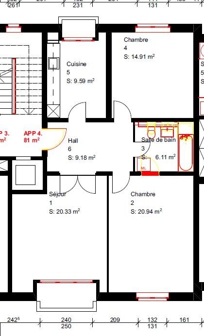 appartamento di 3 locali, foto 8 di 8