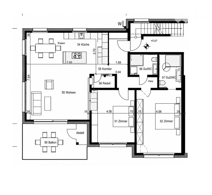 Appartamento di 2 ½ locali, foto 5 di 5