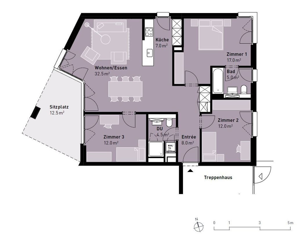 4 ½ rooms apartment