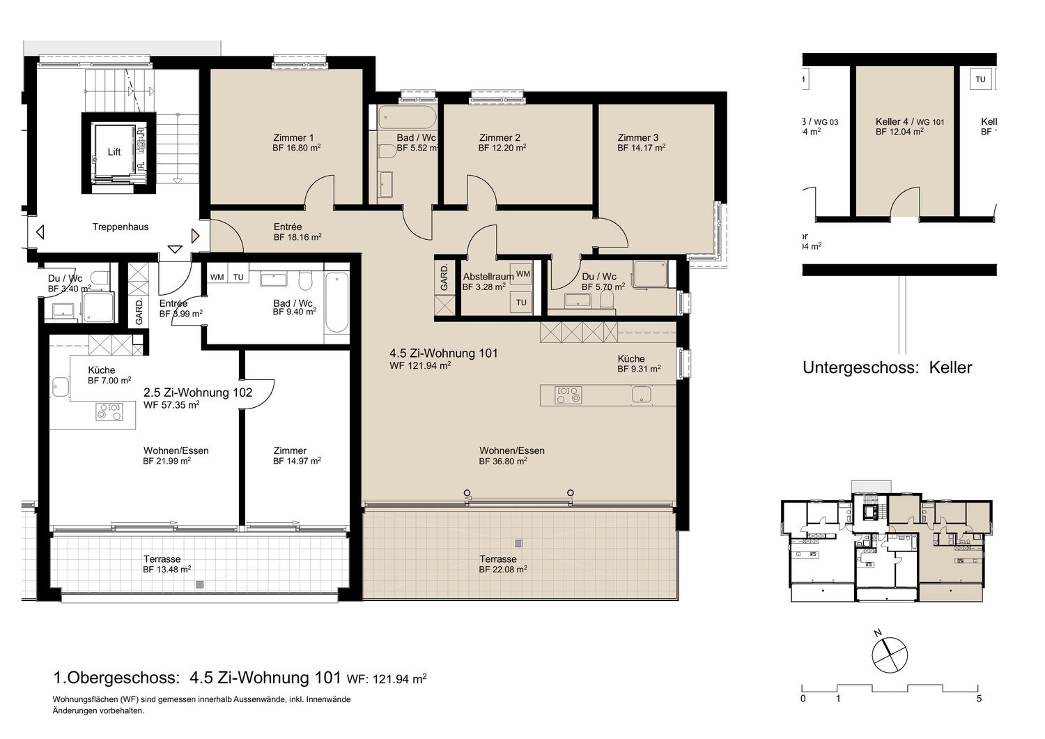 4 ½ rooms apartment