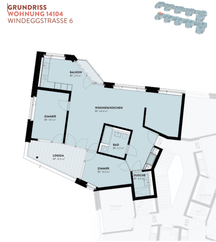 Appartamento di 3 ½ locali, foto 9 di 9