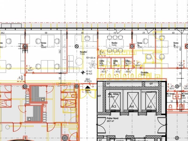 ufficio di 273m²