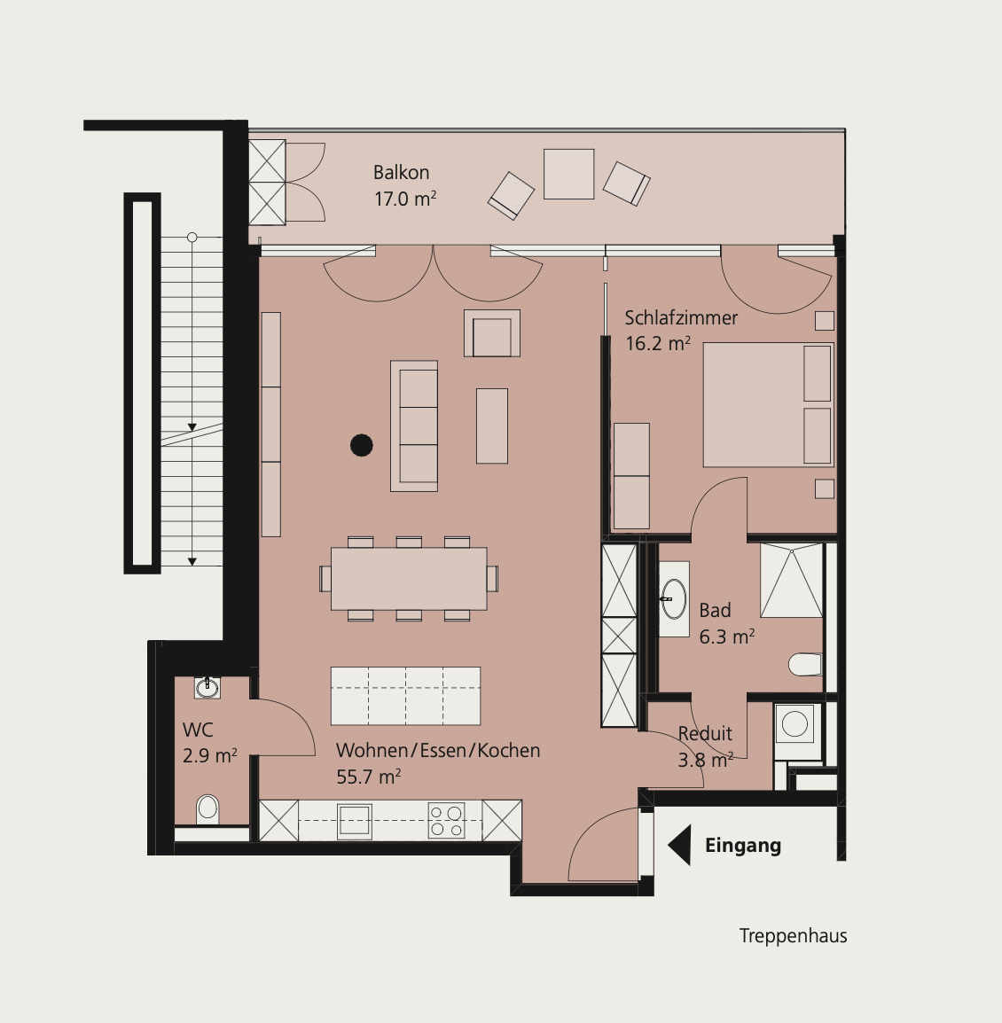 Appartamento di 2 ½ locali
