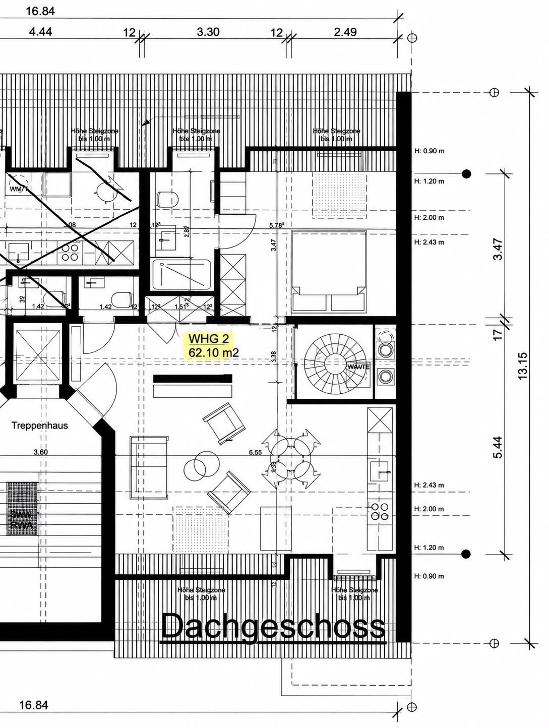 3 rooms duplex