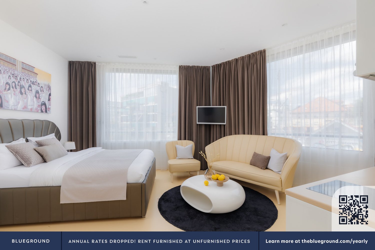1 room furnished flat