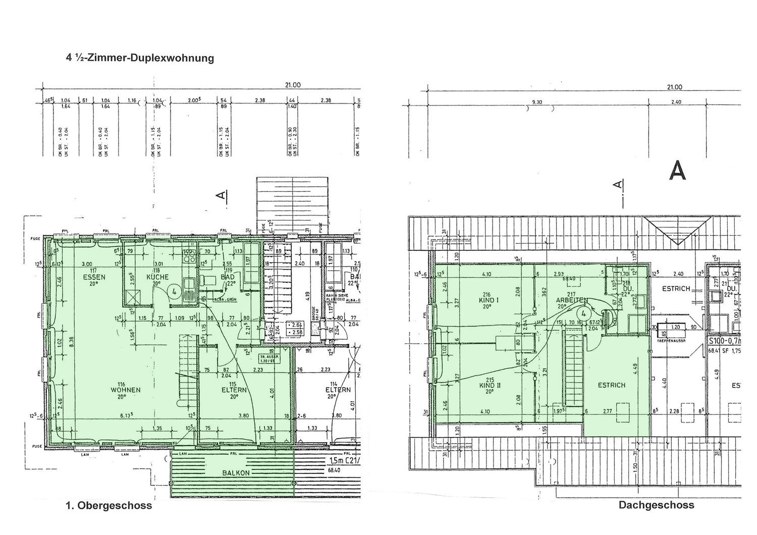 4 ½ rooms duplex