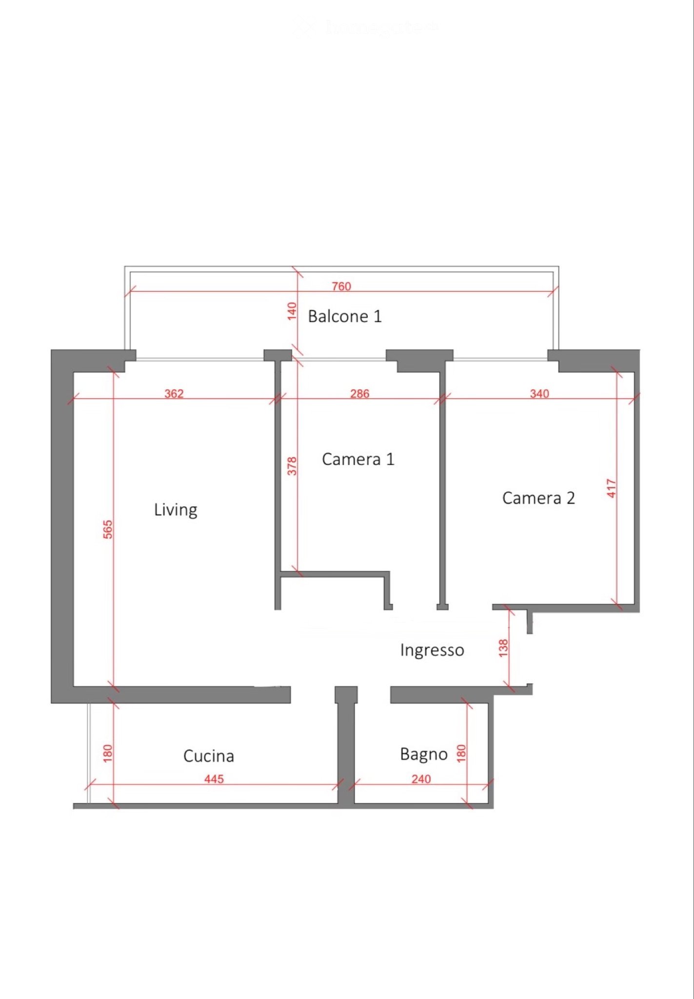 4 rooms apartment