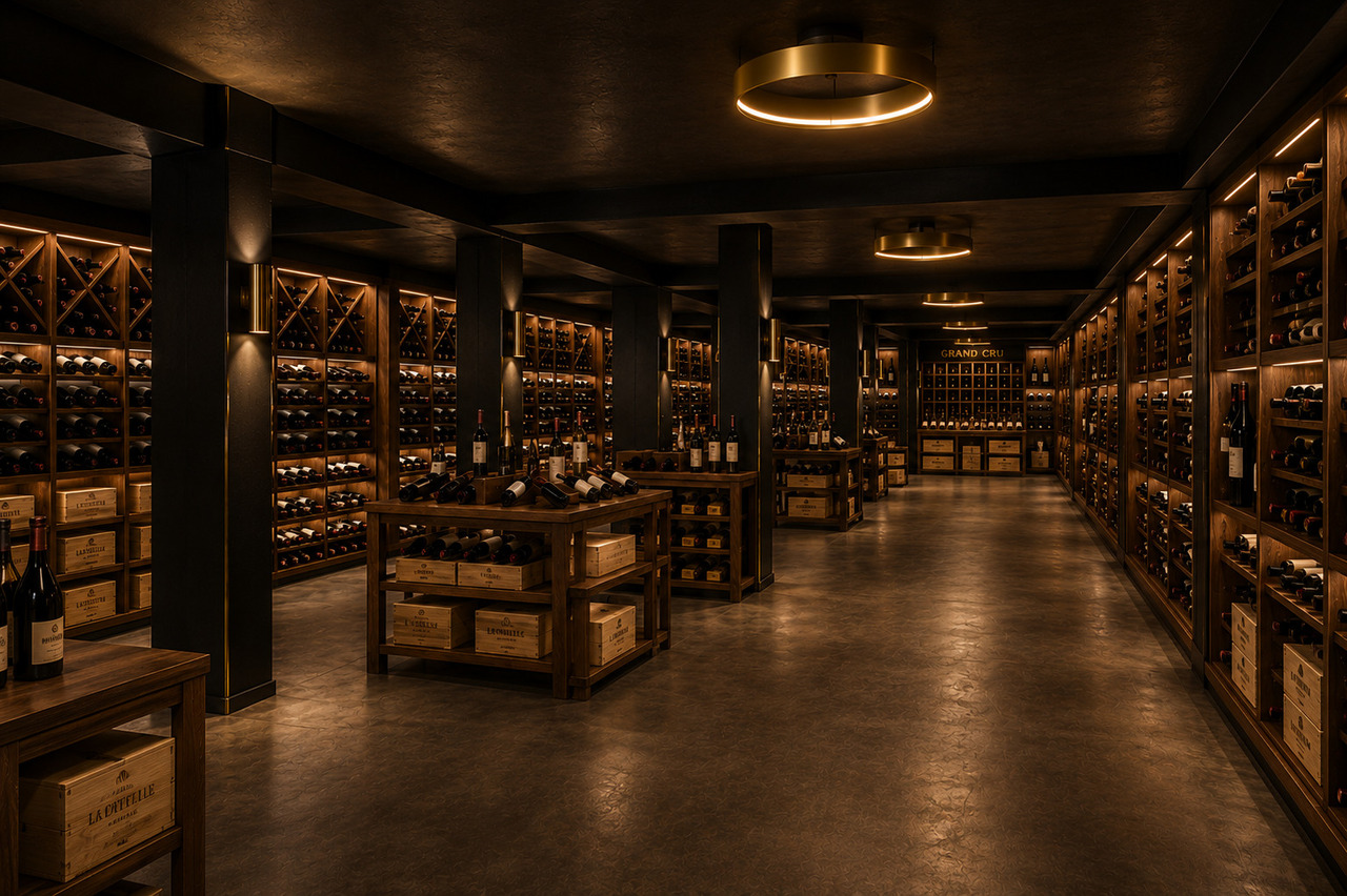 640m² storage room