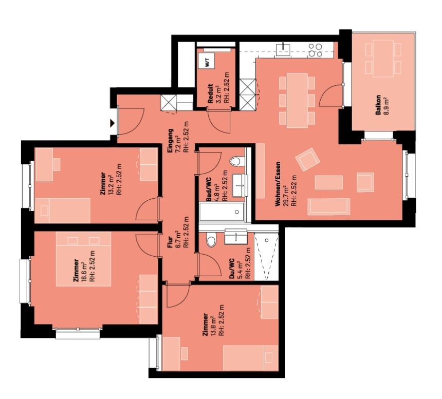 Appartement de 4 ½ pièces