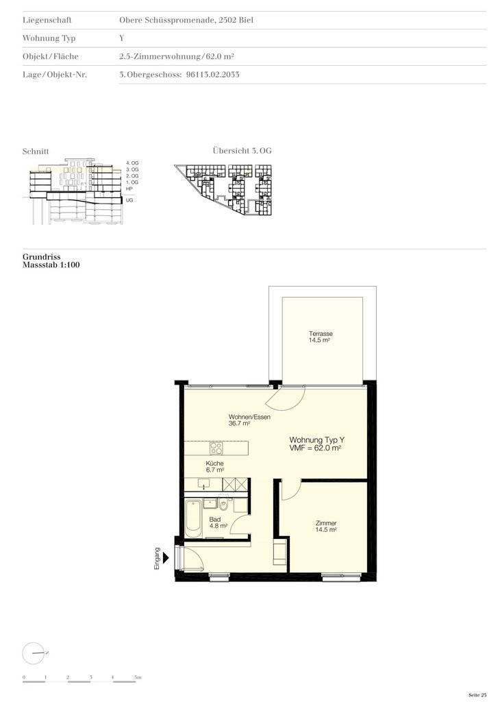 Appartamento di 2 ½ locali

Elegante e con un comfort abitativo moderno, questo appartamento è ideale per coppie e singoli. L'edificio residenziale si trova vicino al centro di Biel. I mezzi di trasporto pubblico con collegamenti in tutte le direzioni, così come le possibilità di acquisto, si trovan