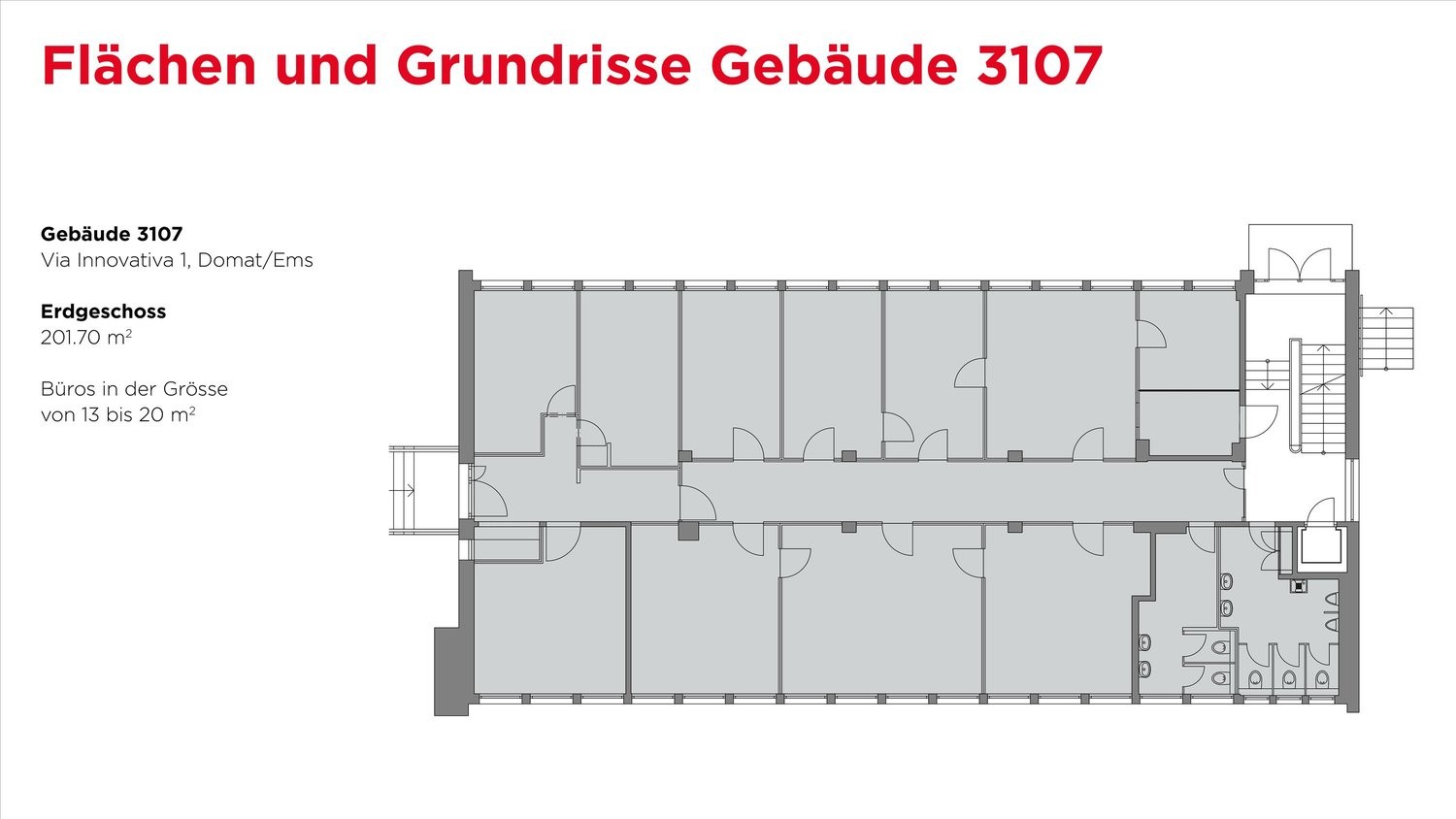 858m² ufficio