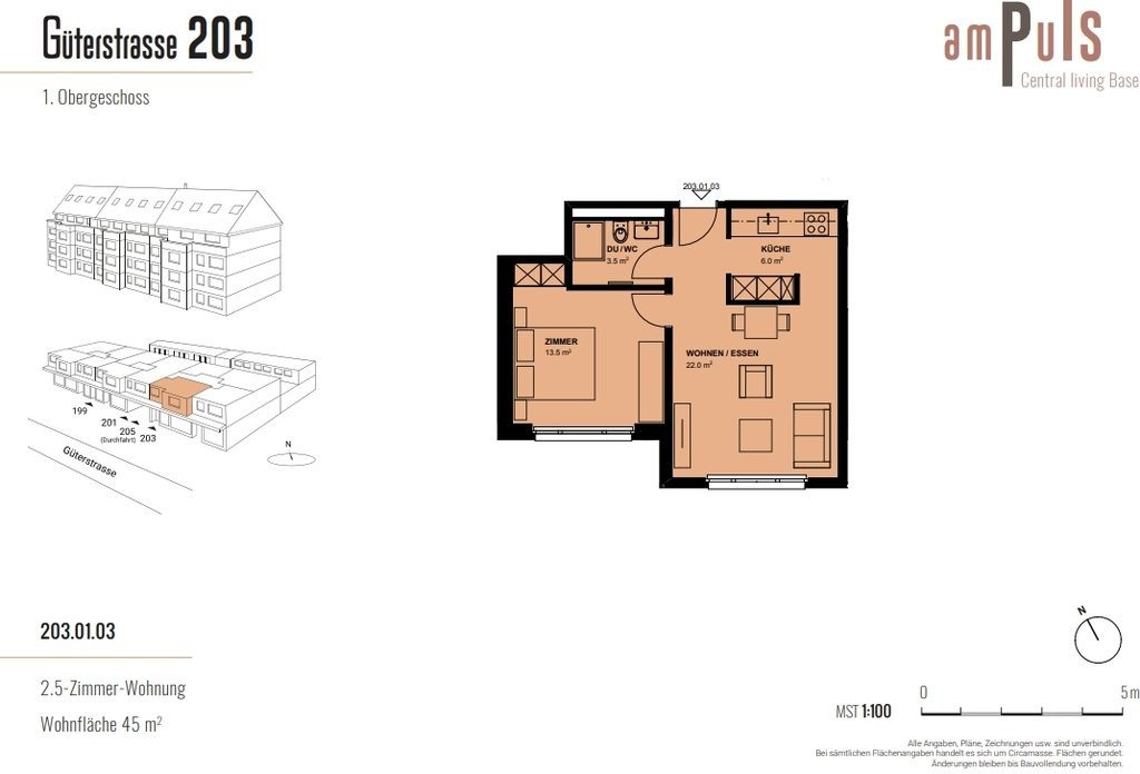 Appartamento di 2 ½ locali, foto 4 di 4