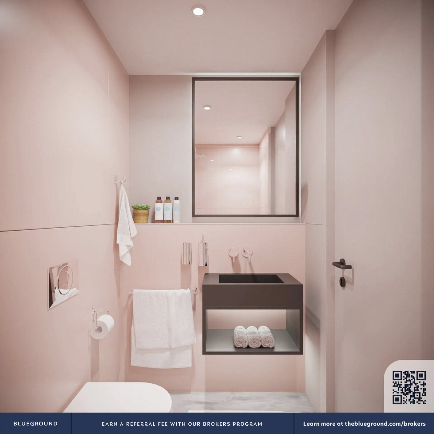 3 rooms furnished flat