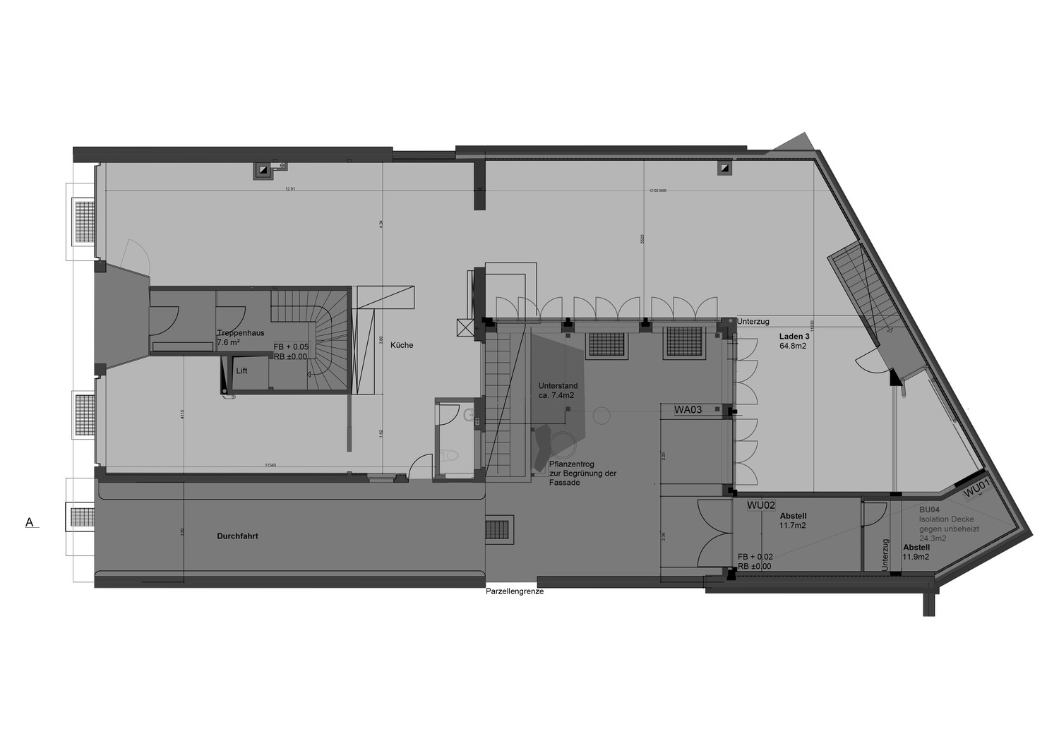 255m² commerciale