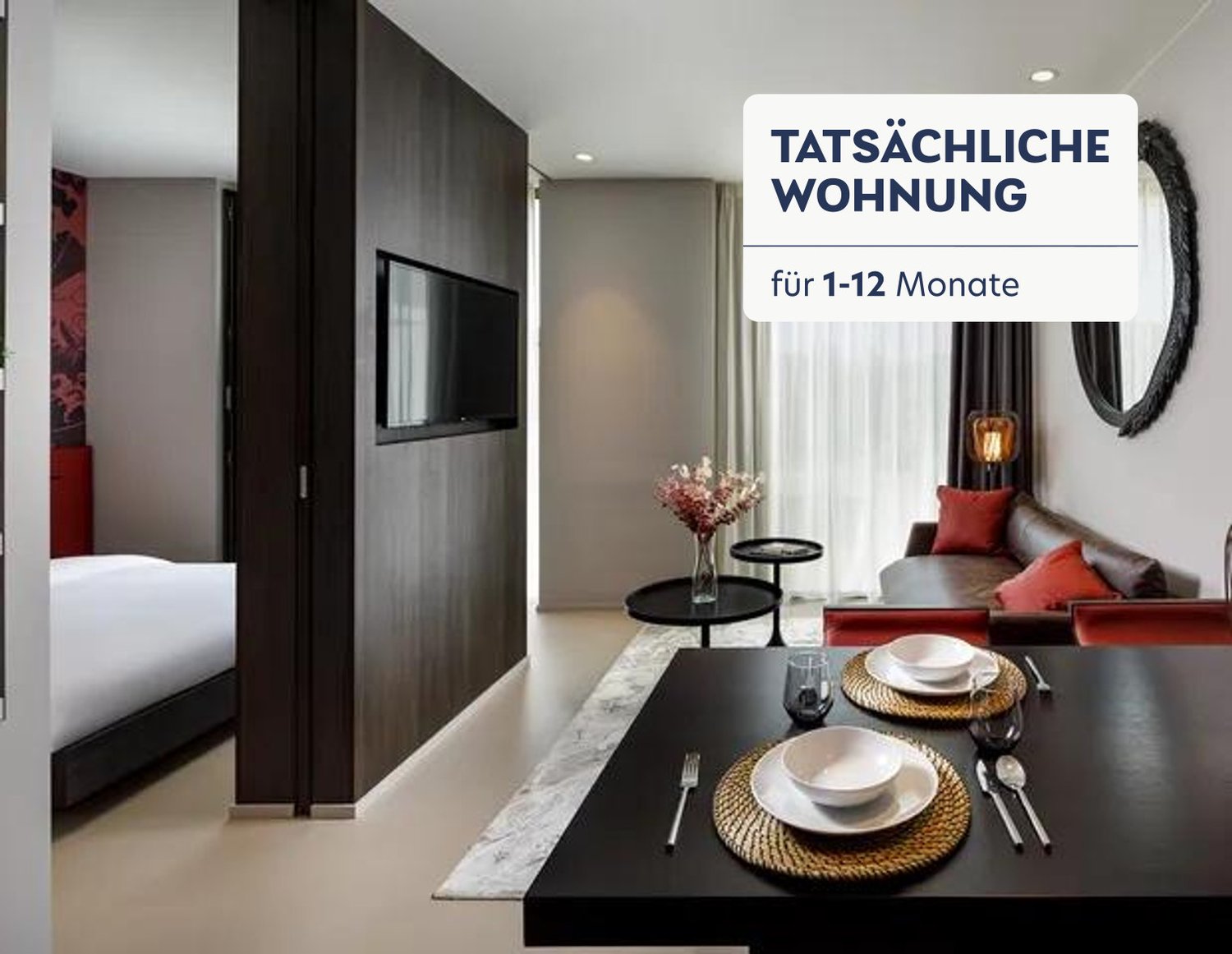 2 rooms furnished flat