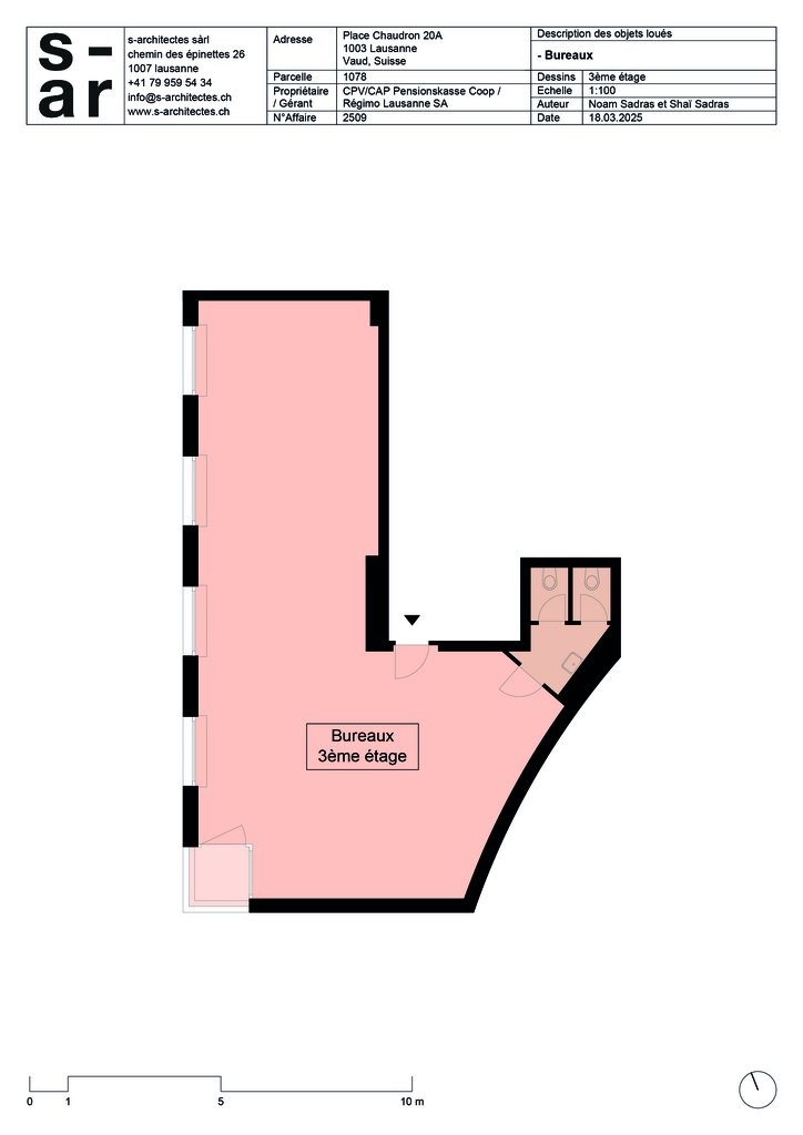 ufficio di 100m²