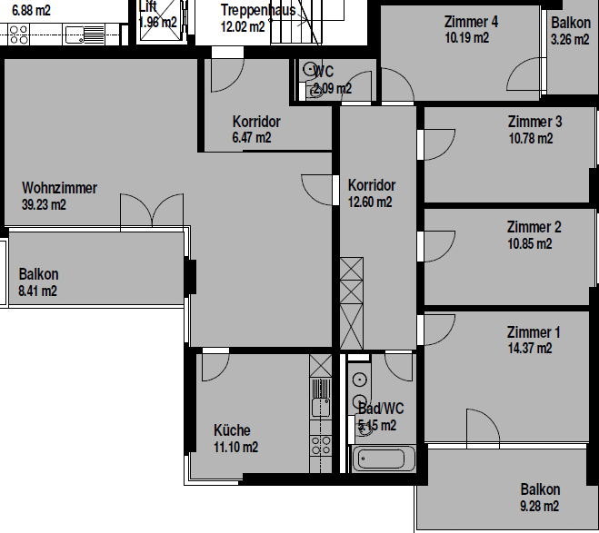 Appartamento di 3 ½ locali, foto 10 di 10