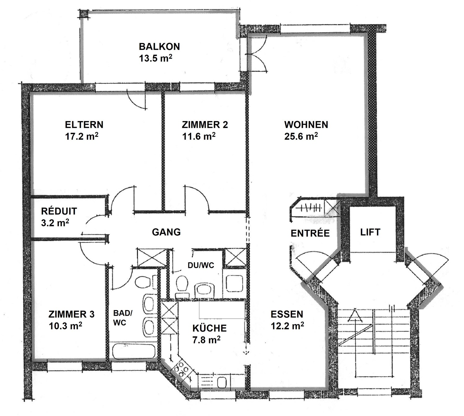4 ½ rooms apartment