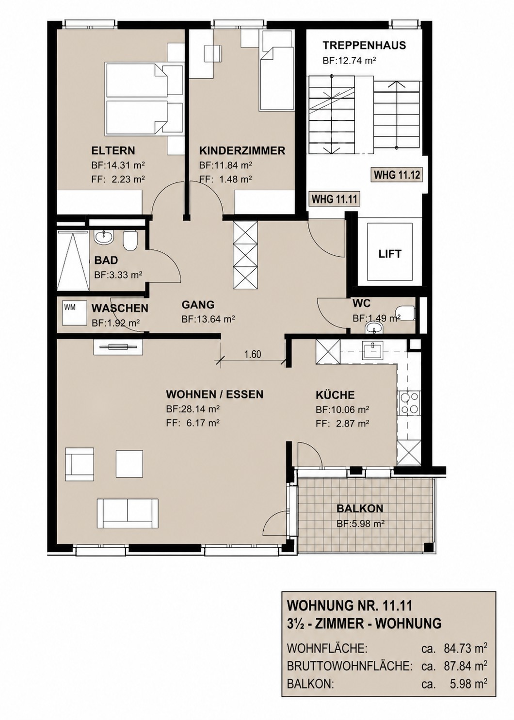 Appartamento di 3 ½ locali, foto 10 di 10
