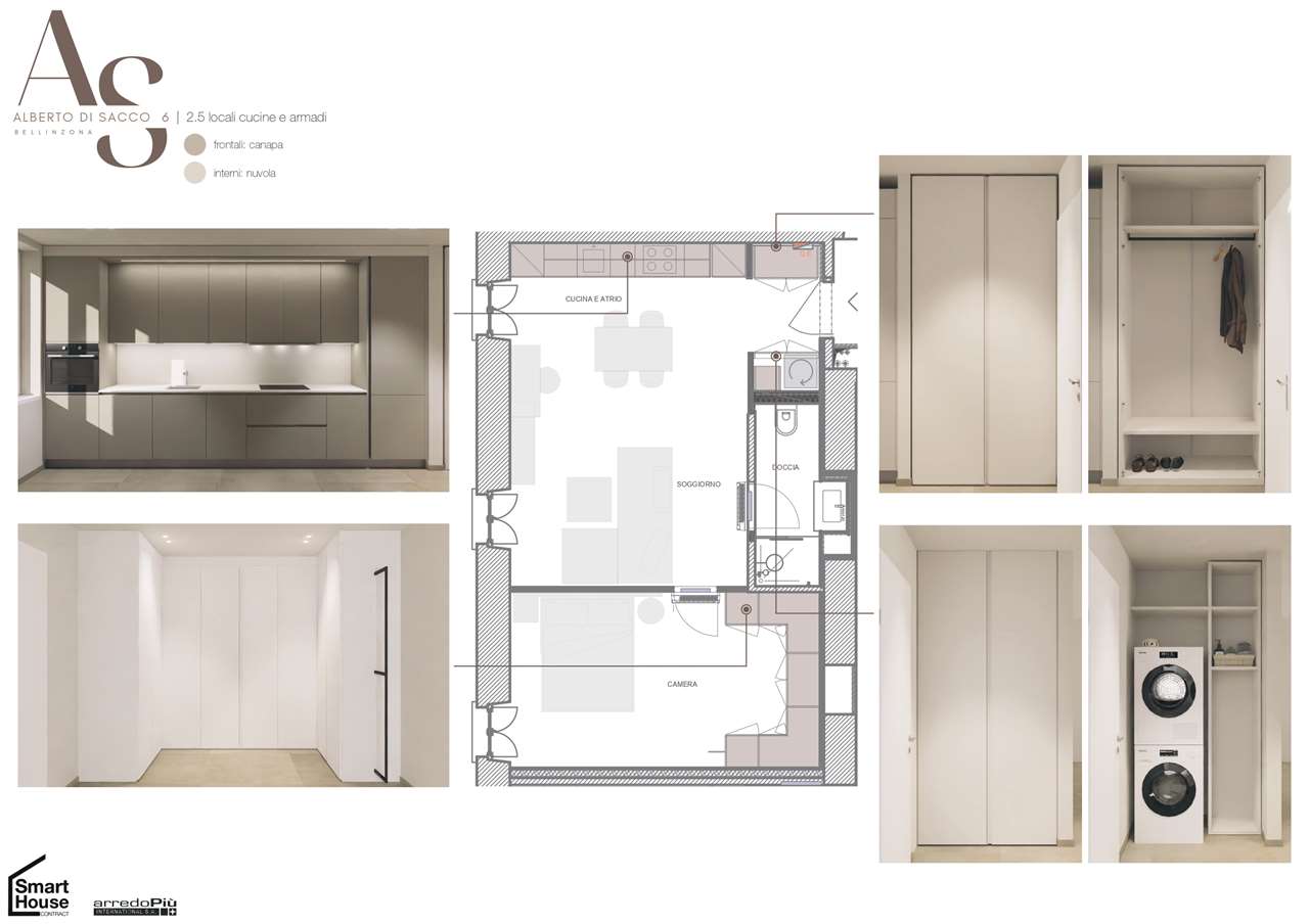 2 ½ rooms furnished flat, foto 8 di 10